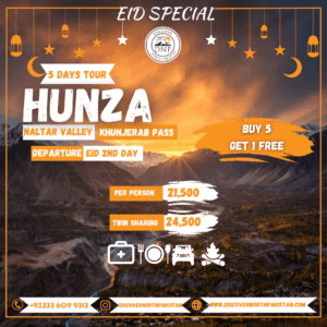 (EID SPECIAL) 5 days trip to Hunza Valley, Khunjrab Pass